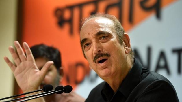 Congress leader Ghulam Nabi Azad (Arun Sharma/HT File Photo) Congress leader Ghulam Nabi Azad (Arun Sharma/HT File Photo)