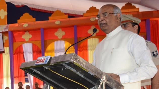 Ram Nath Kovind is the incumbent governor of Bihar.(HT File Photo)
