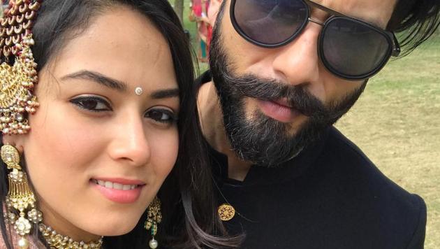 Shahid and Mira make a gorgeous couple. (Instagram/Shahid Kapoor) Shahid and Mira make a gorgeous couple. (Instagram/Shahid Kapoor)