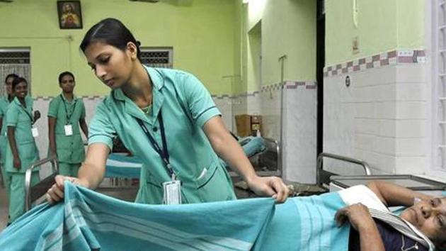 The budget also introduced restructured universal health insurance scheme that would cover tertiary care treatment. (HT File Photo, for representation) The budget also introduced restructured universal health insurance scheme that would cover tertiary care treatment. (HT File Photo, for representation)