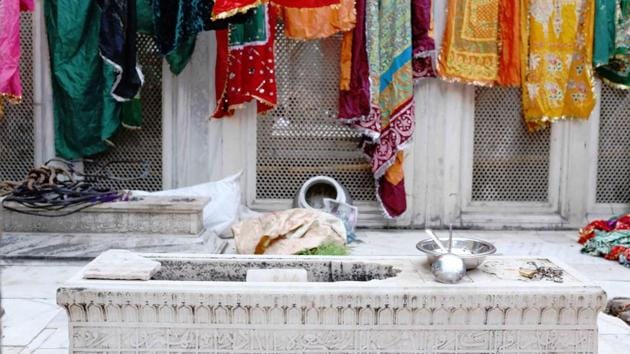 Tomb of Muhammad Shah ‘Rangeela’ . (Mayank Austen Soofi / HT Photo) Tomb of Muhammad Shah ‘Rangeela’ . (Mayank Austen Soofi / HT Photo)