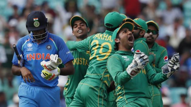 Pakistan thrashed India by 180 runs in the final of the ICC Champions Trophy 2017 and many Pakistani fans mocked the Indian players with chants of ‘Baap kaun hai’ (Who is your father) after the win.(AP)