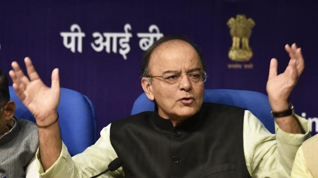 Finance minister Arun Jaitley said there would be no further slip-ups in the timeline of rollout of GST.(HT file photo)