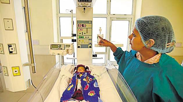 Although the rate of neonatal mortality has declined, the rate of decline has been slower than that of infant and under-five mortality. (HT File Photo) Although the rate of neonatal mortality has declined, the rate of decline has been slower than that of infant and under-five mortality. (HT File Photo)