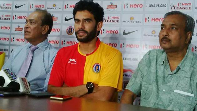 Khalid Jamil was unveiled as East Bengal’s head coach for the next season. (HT Photo) Khalid Jamil was unveiled as East Bengal’s head coach for the next season. (HT Photo)