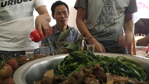 Dog meat is served at a restaurant in Yulin. According to meat sellers activists’ protests have actually attracted greater attention and encouraged more people to eat the meat. (AFP) Dog meat is served at a restaurant in Yulin. According to meat sellers activists’ protests have actually attracted greater attention and encouraged more people to eat the meat. (AFP)