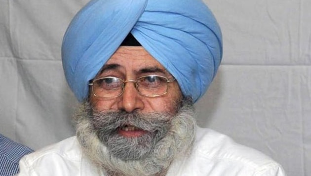 HS Phoolka , the leader of Opposition in Punjab Vidhan Sabha(HT Photo)