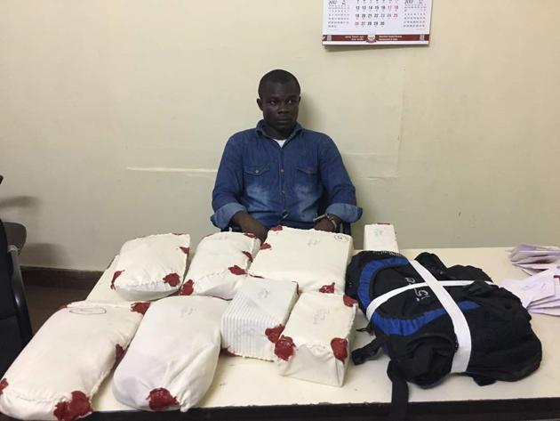 Officials from the NCB arrested John William Best, 33, from the Sarai Rohila – Bandra Garib Rath Express at Ahmedabad railway station. He was found in possession of 587g of cocaine and 700g of amphetamine (HT) Officials from the NCB arrested John William Best, 33, from the Sarai Rohila – Bandra Garib Rath Express at Ahmedabad railway station. He was found in possession of 587g of cocaine and 700g of amphetamine (HT)