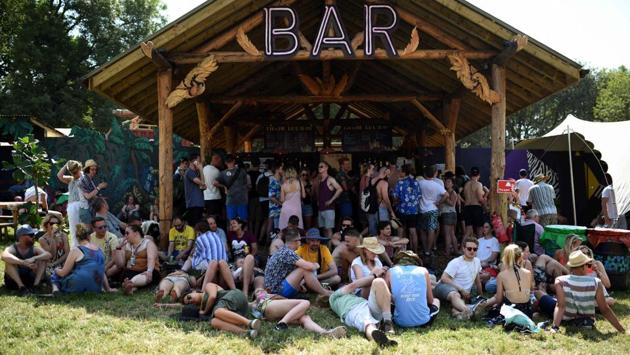 Some 175,000 people are expected to attend the festival in sizzling temperatures. (AFP) Some 175,000 people are expected to attend the festival in sizzling temperatures. (AFP)