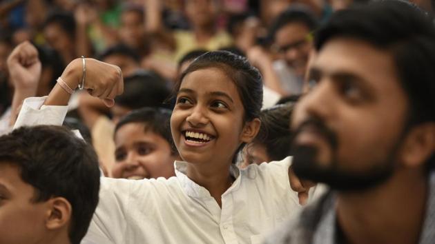 The valedictory function held on June 22 saw children performing song, dance and skating routines. (Saumya Khandelwal/HT PHOTO) The valedictory function held on June 22 saw children performing song, dance and skating routines. (Saumya Khandelwal/HT PHOTO)