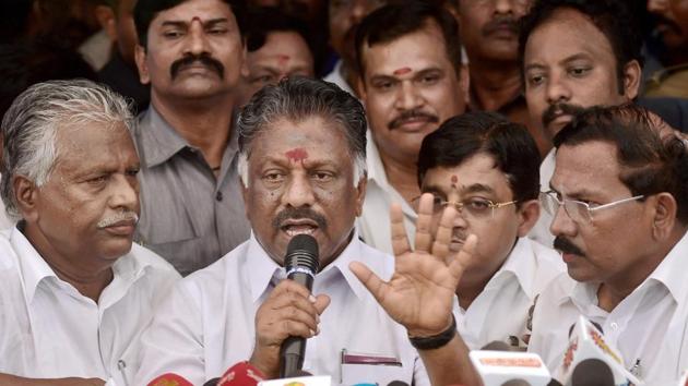 Former Tamil Nadu chief minister O Panneerselvam. (PTI File Photo) Former Tamil Nadu chief minister O Panneerselvam. (PTI File Photo)