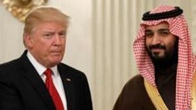 US President Donald Trump and Saudi Deputy Crown Prince and Minister of Defense Mohammed bin Salman meet at the White House in Washington, US, March 14. (Reuters Photo) US President Donald Trump and Saudi Deputy Crown Prince and Minister of Defense Mohammed bin Salman meet at the White House in Washington, US, March 14. (Reuters Photo)