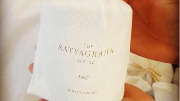 Gandhi House’s ‘Satyagraha House Tea’ (Twitter: Laura’s World) Gandhi House’s ‘Satyagraha House Tea’ (Twitter: Laura’s World)