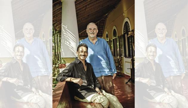 Wendell and Jerome at their home Casa Bonne Aubaine, in Colvale, Goa(Prabhat Shetty)