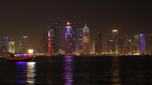 Buildings are seen on a coast line in Doha, Qatar, on June 15, 2017. (Reuters) Buildings are seen on a coast line in Doha, Qatar, on June 15, 2017. (Reuters)