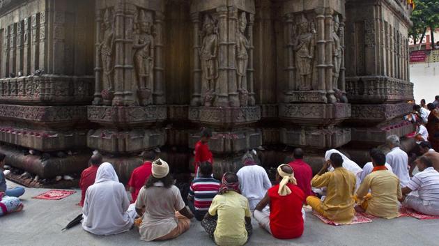 Indian devotees gather to pray at Kamakhya temple during festival. Known to be associated with Tantric Shakti cult, the mela is also known as Ameti or Tantric fertility festival. (AP) Indian devotees gather to pray at Kamakhya temple during festival. Known to be associated with Tantric Shakti cult, the mela is also known as Ameti or Tantric fertility festival. (AP)
