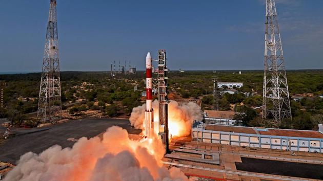 Indian Space Research Organisation (ISRO)'s PSLV C38, carrying earth observation satellite Cartosat-2 Series and 30 co-passenger satellites of various countries, lifts off from Satish Dhawan Space Center in Sriharikota on June 23, 2017. (PTI) Indian Space Research Organisation (ISRO)'s PSLV C38, carrying earth observation satellite Cartosat-2 Series and 30 co-passenger satellites of various countries, lifts off from Satish Dhawan Space Center in Sriharikota on June 23, 2017. (PTI)