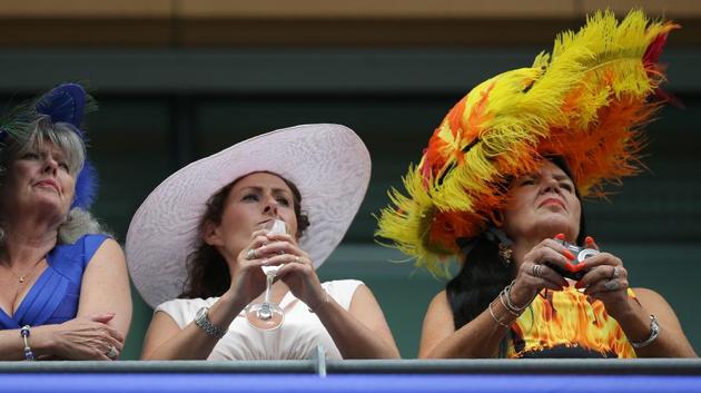 The famous race day has a notoriously strict dress code and permitted jumpsuits for the first time this year. (Daniel LEAL-OLIVAS / AFP) The famous race day has a notoriously strict dress code and permitted jumpsuits for the first time this year. (Daniel LEAL-OLIVAS / AFP)