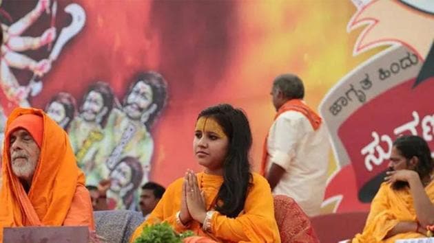 A screenshot of Sadhvi Balika Saraswati Facebook profile) A screenshot of Sadhvi Balika Saraswati Facebook profile)