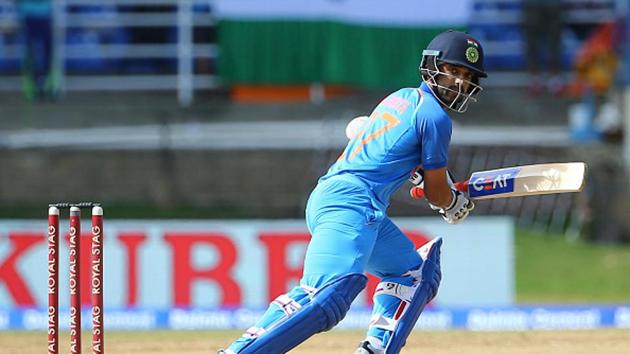 Ajinkya Rahane, who was brought into the side in place of Rohit Sharma, smashed his 17th fifty. (Getty Images) Ajinkya Rahane, who was brought into the side in place of Rohit Sharma, smashed his 17th fifty. (Getty Images)