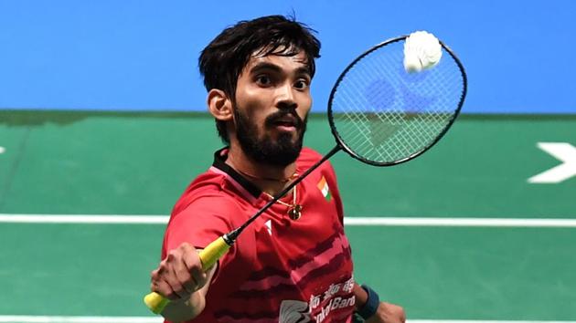 The first game went down the wire, but Srikanth managed to hold his nerve and seal it 22-20. (AFP)