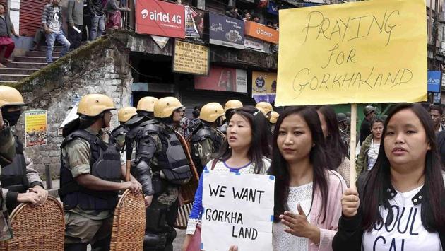 People take out a rally in Darjeeling demanding a separate state of Gorkhaland. (PTI File/ Representational Photo) People take out a rally in Darjeeling demanding a separate state of Gorkhaland. (PTI File/ Representational Photo)