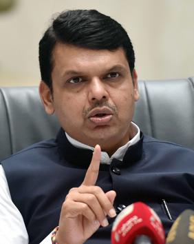Maharashtra chief minister Devendra Fadnavis addresses a press conference on loan waiver, in Mumbai on Saturday. (PTI) Maharashtra chief minister Devendra Fadnavis addresses a press conference on loan waiver, in Mumbai on Saturday. (PTI)