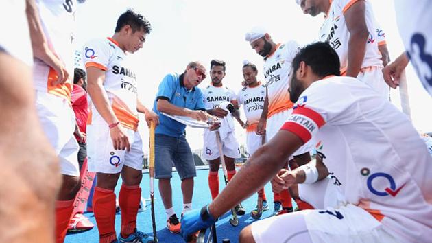 Roelant Oltmans is disappointed with how India ended their Hockey World League Semi-Final campaign.(Getty Images)