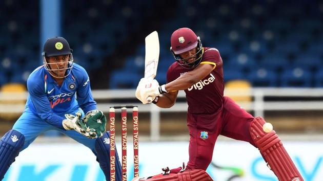 Shai Hope put on a good show and he kept West Indies in the hunt with an attacking 81, which included five fours and three sixes. (AFP) Shai Hope put on a good show and he kept West Indies in the hunt with an attacking 81, which included five fours and three sixes. (AFP)