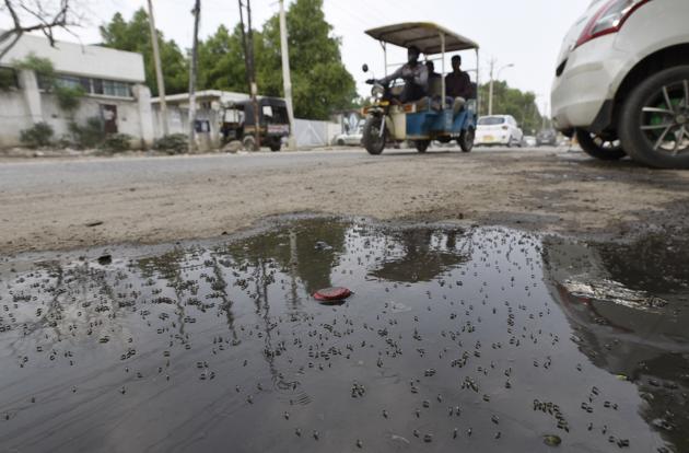Dengue and malaria affected many in Gurgaon this year. (Sanjeev Verma/HT FILE) Dengue and malaria affected many in Gurgaon this year. (Sanjeev Verma/HT FILE)