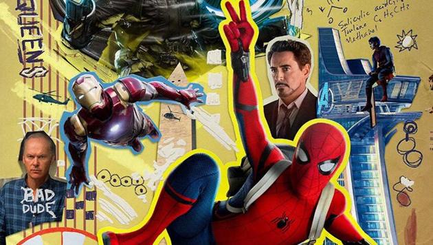 Fans roast new Spider-Man: Homecoming poster for horrible design. Again |  Hollywood - Hindustan Times