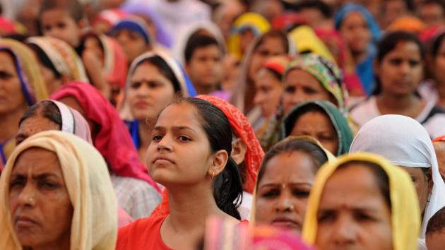 Other recommendations in the draft policy include providing Aadhaar-linked health cards to all women.(Parveen Kumar/HT File Photo)