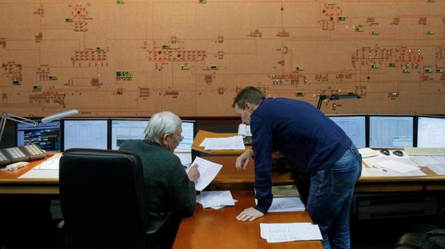 Dispatchers inside the control room of Ukraine's National power company in Kiev. (Reuters File Photo) Dispatchers inside the control room of Ukraine's National power company in Kiev. (Reuters File Photo)