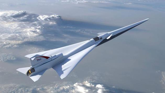 Illustration of NASA’s planned Low Boom Flight Demonstration aircraft as outlined during the project’s Preliminary Design Review last week. (NASA / Lockheed Martin) Illustration of NASA’s planned Low Boom Flight Demonstration aircraft as outlined during the project’s Preliminary Design Review last week. (NASA / Lockheed Martin)