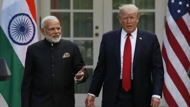 US President Donald Trump (R) at the joint news conference with Prime Minister Narendra Modi in the Rose Garden of the White House in Washington. (Reuters Photo) US President Donald Trump (R) at the joint news conference with Prime Minister Narendra Modi in the Rose Garden of the White House in Washington. (Reuters Photo)