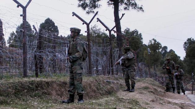 Indian Army jawans patrol along the Line of Control in Poonch district of Jammu and Kashmir. (PTI File/ Representational Photo) Indian Army jawans patrol along the Line of Control in Poonch district of Jammu and Kashmir. (PTI File/ Representational Photo)