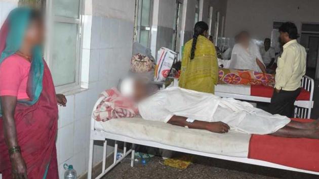 The farm worker suffered multiple injuries and was admitted to hospital.(HT Photo)