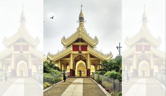The Maha Wizaya Pagoda has a majestic Lord Buddha idol (Yamini Nair) The Maha Wizaya Pagoda has a majestic Lord Buddha idol (Yamini Nair)