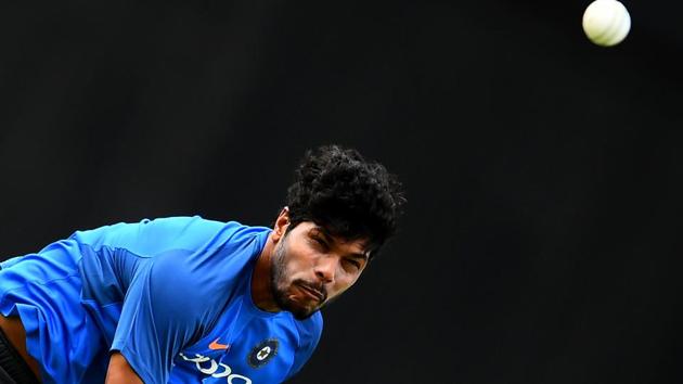 Umesh Yadav too had a taste of the pitch on Wednesday. (AFP)