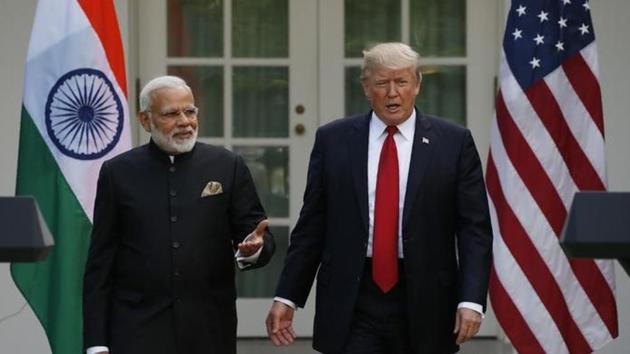 US President Donald Trump (R) with Prime Minister Narendra Modi in Washington. (Reuters File) US President Donald Trump (R) with Prime Minister Narendra Modi in Washington. (Reuters File)