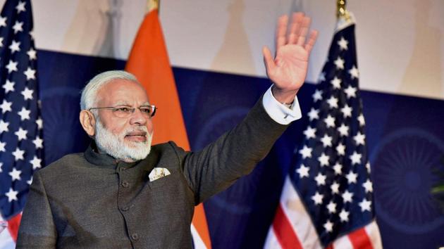 Prime Minister Narendra Modi at a community reception in Washington on Sunday. Modi will be on a two-day visit to Israel from July 4, his second high-profile overseas tour in less than 10 days. (PTI photo) Prime Minister Narendra Modi at a community reception in Washington on Sunday. Modi will be on a two-day visit to Israel from July 4, his second high-profile overseas tour in less than 10 days. (PTI photo)