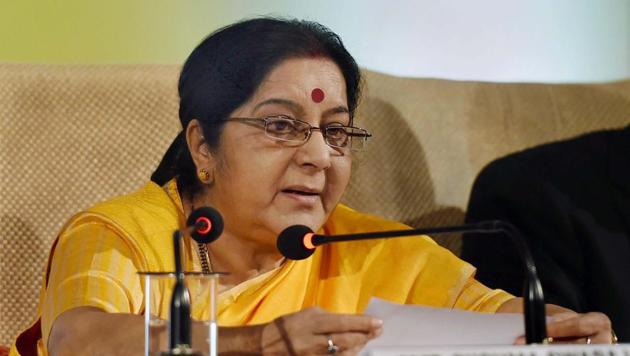External affairs minister Sushma Swaraj assured all help to a woman jailed in Riyadh. (PTI) External affairs minister Sushma Swaraj assured all help to a woman jailed in Riyadh. (PTI)
