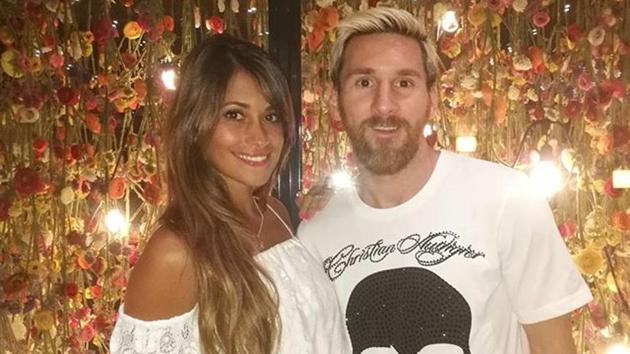 FC Barcelona and Argentina Lionel Messi and Antonella Roccuzzo’s wedding is on Friday.(Instagram)