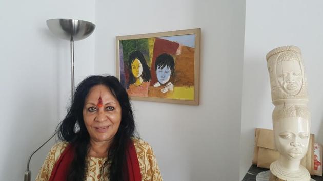 Noted danseuse Sonal Mansingh is currently visiting the UK for a lecture and several workshops. (HT Photo) Noted danseuse Sonal Mansingh is currently visiting the UK for a lecture and several workshops. (HT Photo)