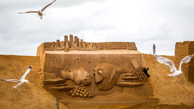 Disney India - Sand art inspired by #Cars! #Disney