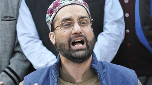 Mirwaiz Umar Farooq, the chairman of the moderate section of the Hurriyat Conference. (HT file) Mirwaiz Umar Farooq, the chairman of the moderate section of the Hurriyat Conference. (HT file)