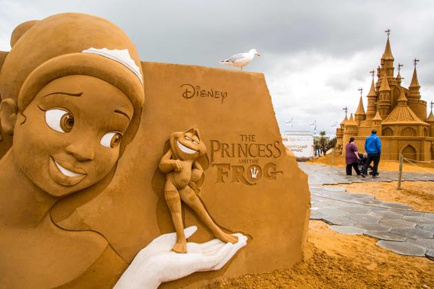 Disney Sand Magic: Belguim hosts the world's biggest sand sculpture  festival - CGTN