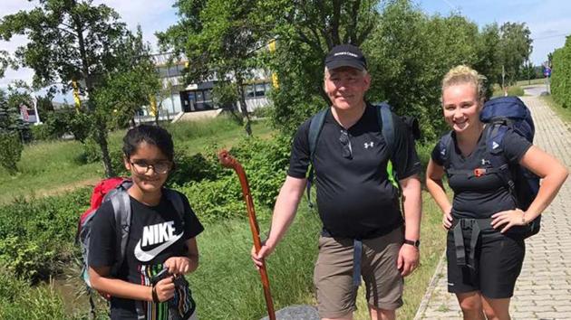 Udaipur’s Tanya Rathi at Sopron in Hungary. (HT Photo) Udaipur’s Tanya Rathi at Sopron in Hungary. (HT Photo)