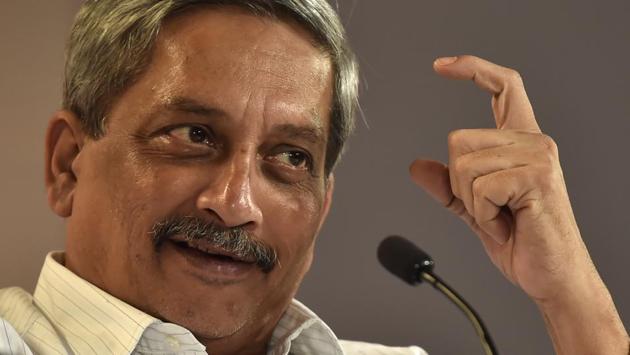 Manohar Parrikar at the Hindustan Times Leadership Summit at Taj Palace in New Delhi. (Ajay Aggarwal /HT File Photo) Manohar Parrikar at the Hindustan Times Leadership Summit at Taj Palace in New Delhi. (Ajay Aggarwal /HT File Photo)
