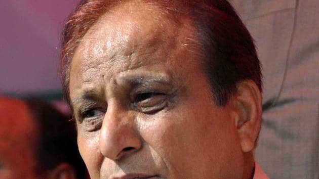 Azam Khan made the statement while addressing SP supporters during an Eid Milan function(HT Photo)